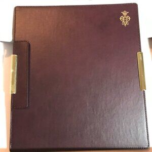 Emilio Pucci Signature Leather Bill Pad Paper Holder with Dust Bag / Box & Tag